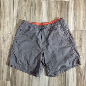Birddogs Gray Athletic Shorts with Orange Trim